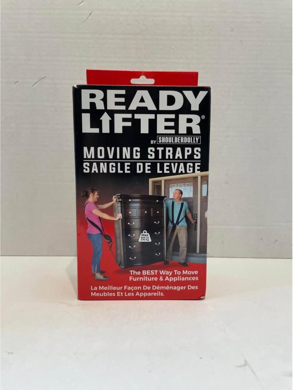 READY LIFTER Furniture Moving Straps Harness 2 Person Equipment 600lbs. System